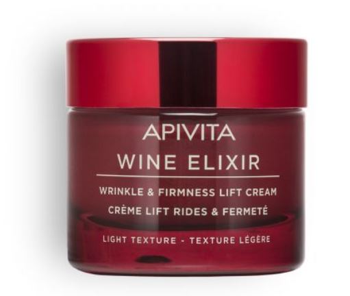 APIVITA WINE ELIXIR CRÈME LIFT RIDES &amp; FERMETÉ - TEXTURE LÉGÈRE 50 ML