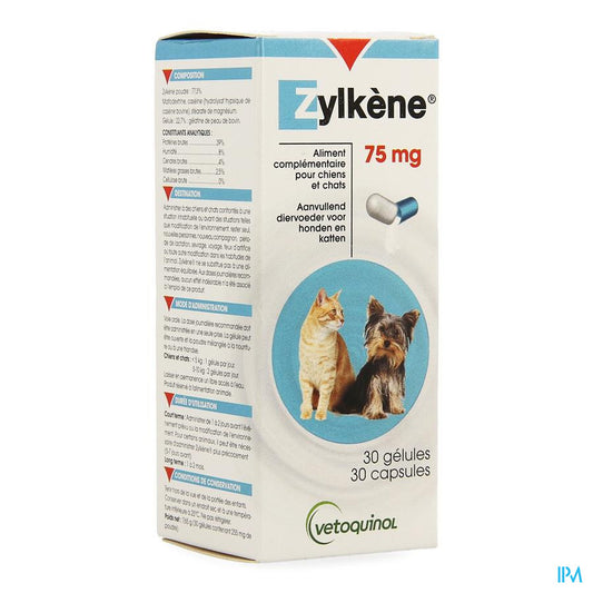 ZYLKENE 75 MG 30 CAPS VET