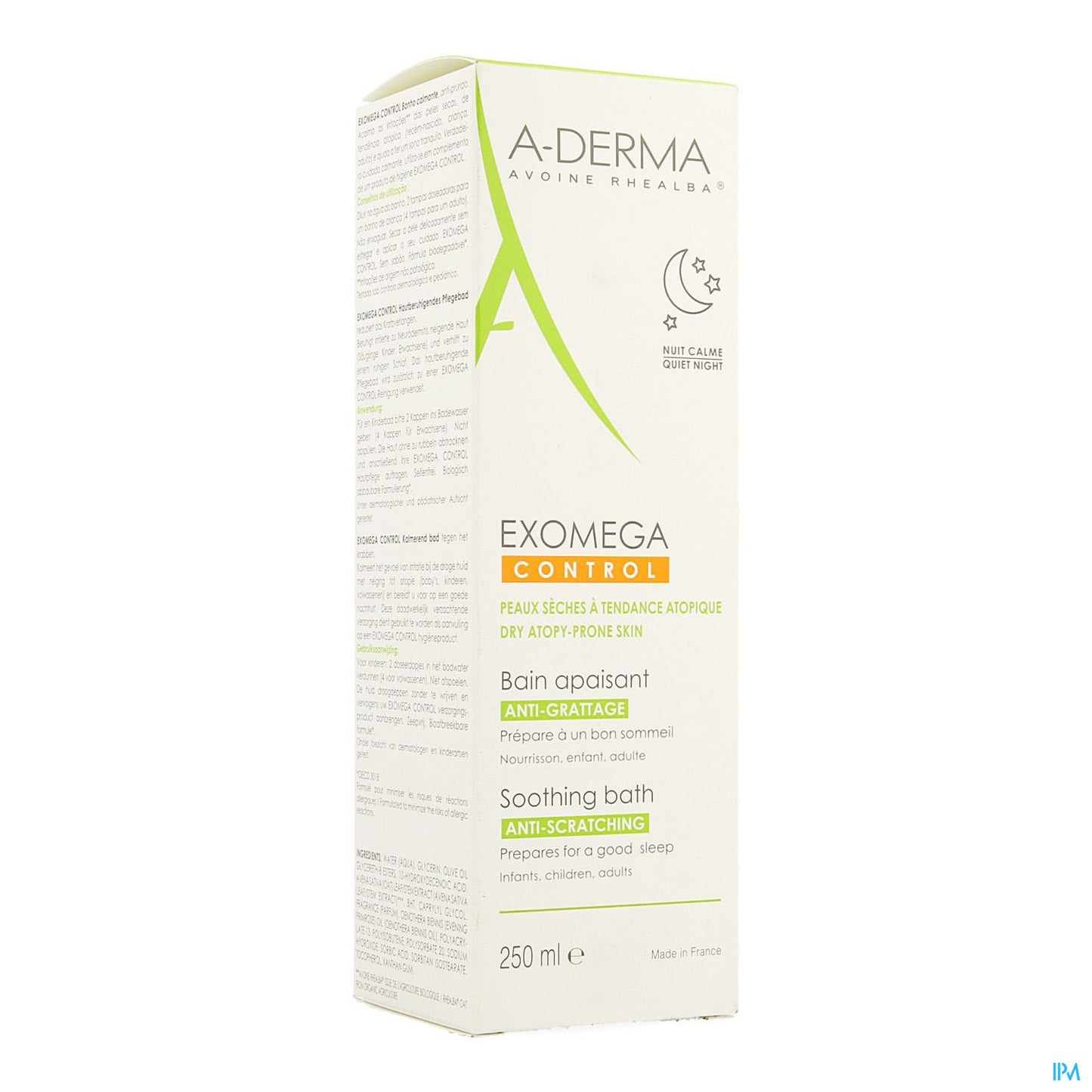 ADERMA EXOMEGA CONTR BAIN APAISANT 250ML