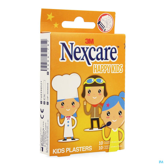 NEXCARE HAPPY KIDS PROF 20 PANS ASSORTIS