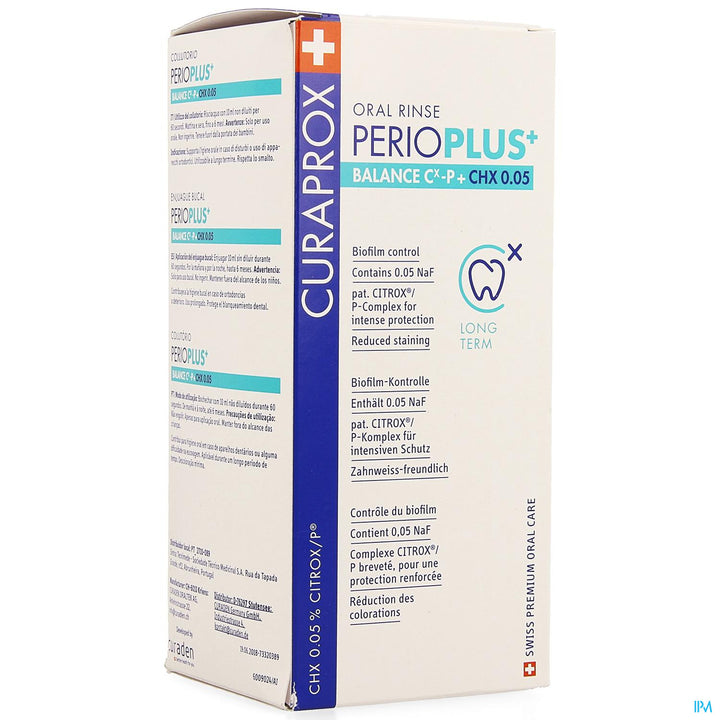 PERIOPLUS + BALANCE BAIN DE BOUCHE 0,05% CHX