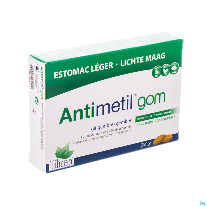 Antimetil Gom 24 gommes