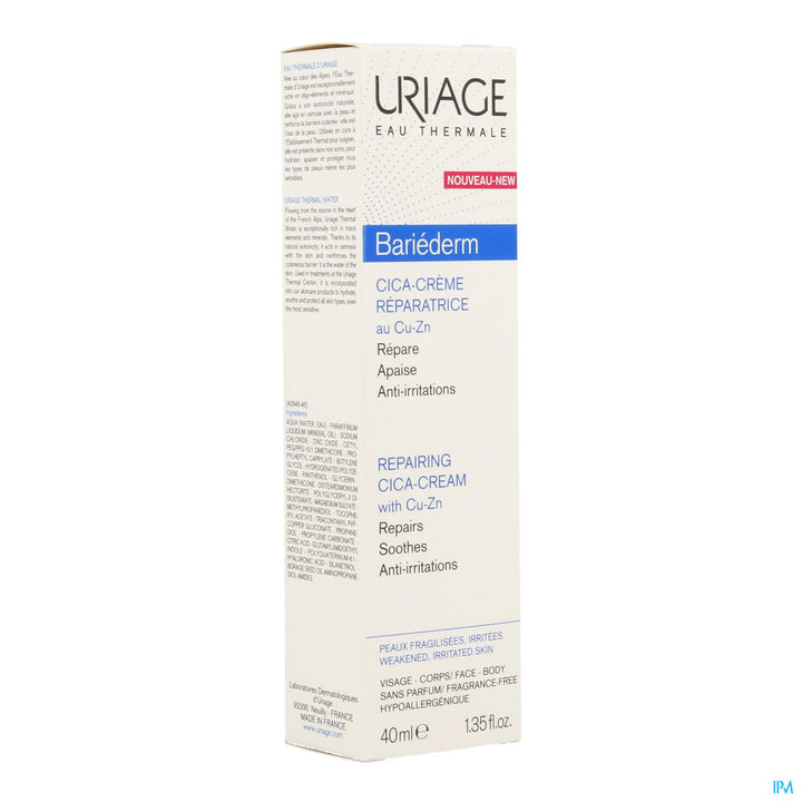 URIAGE BARIEDERM CICA CREME 40 ML
