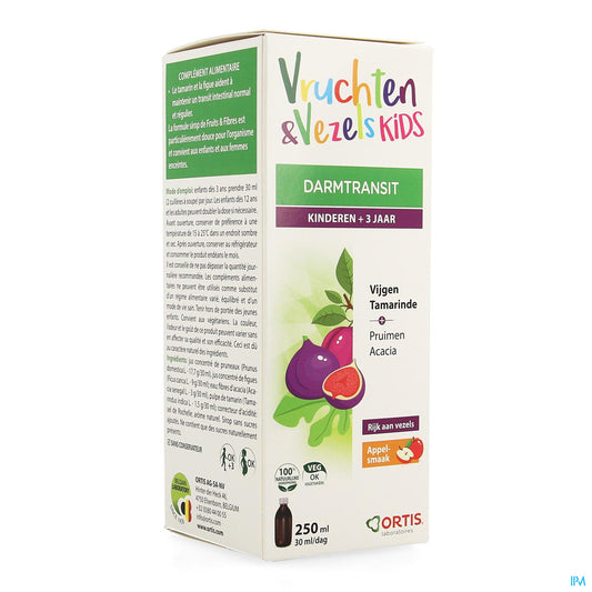 ORTIS FRUITS &amp; FIBRES KIDS SIROP 250 ML