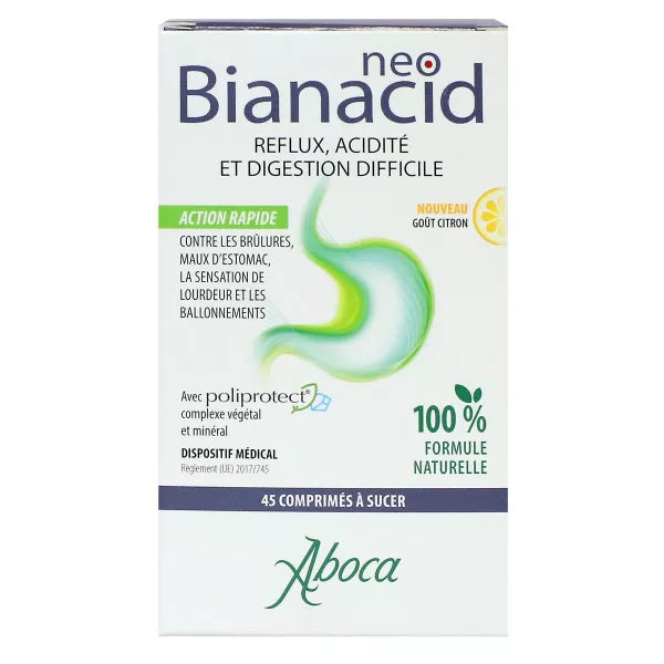 ABOCA NEOBIANACID GOUT CITRON 45 CPR
