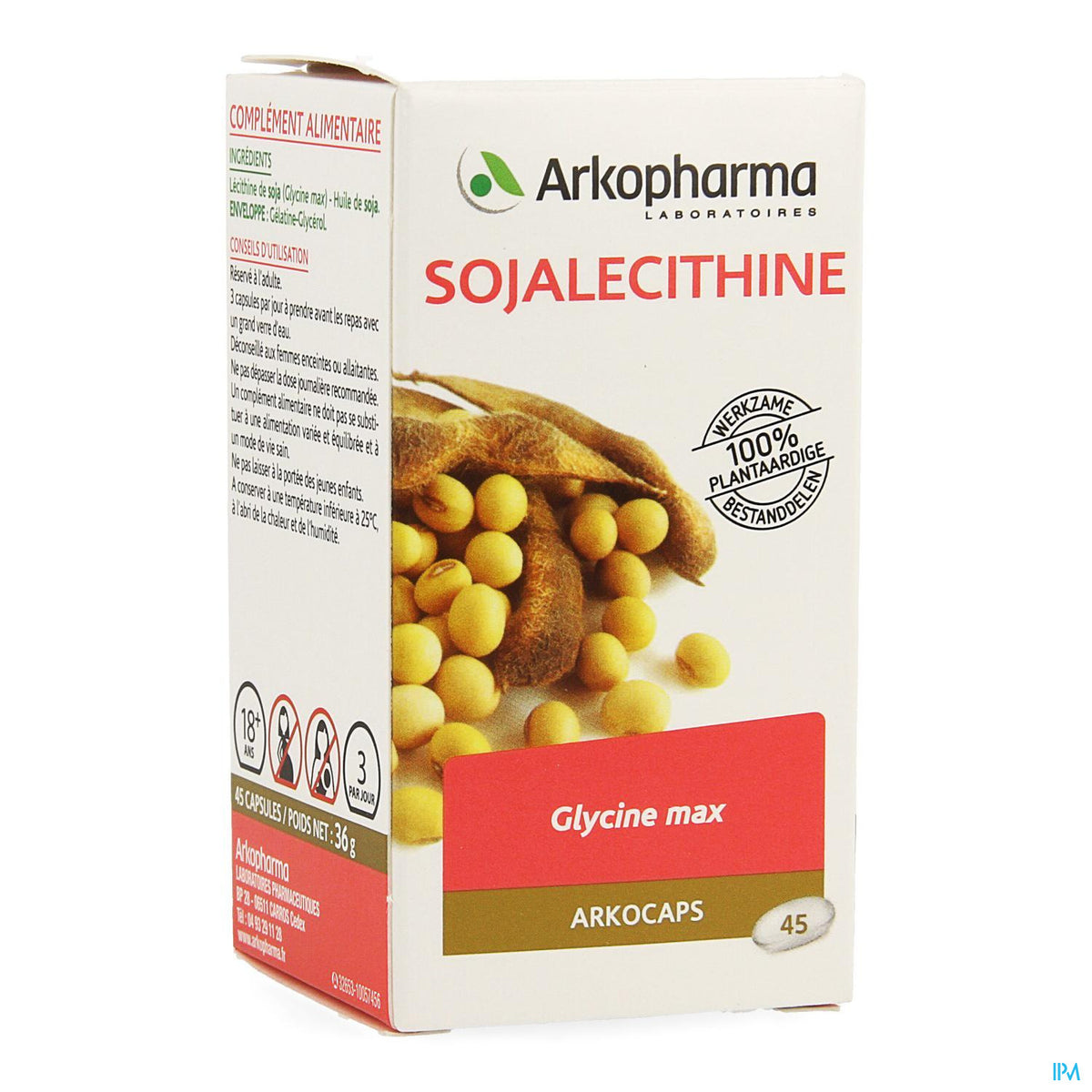 ARKOGELULES LECITHINE DE SOJA 45 CAPS