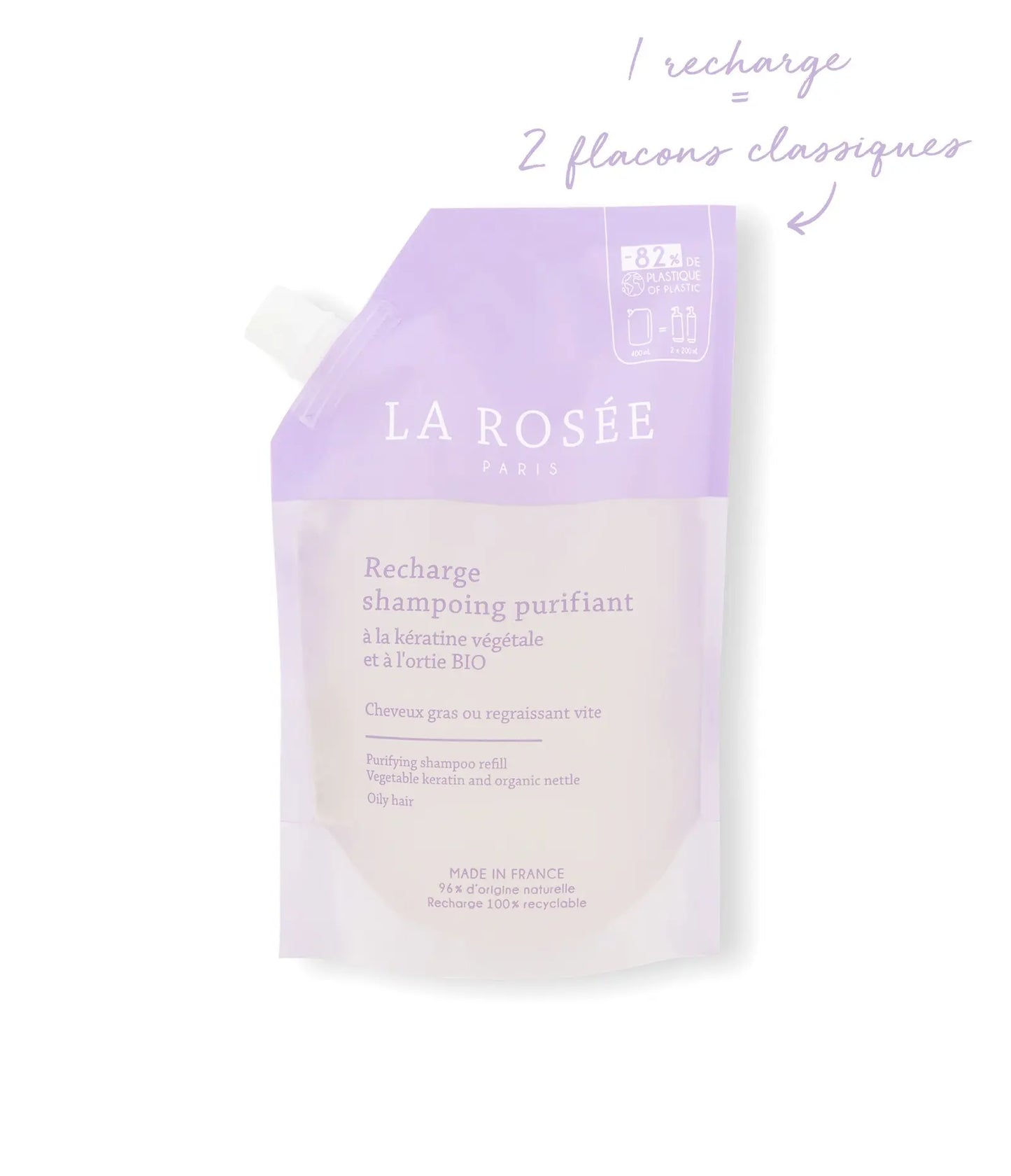 LA ROSEE RECH. SHAMP. PURIFIANT 400ML