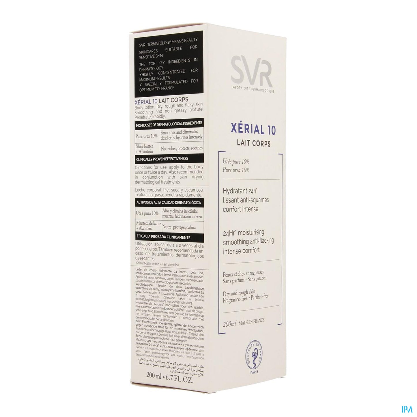 SVR XERIAL 10 LAIT CORPS ANTISQUAM 200ML