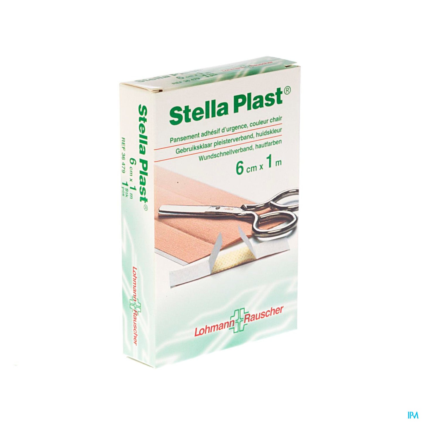 Stellaplast Adhesive + Ciseaux 6cmx1m 36479