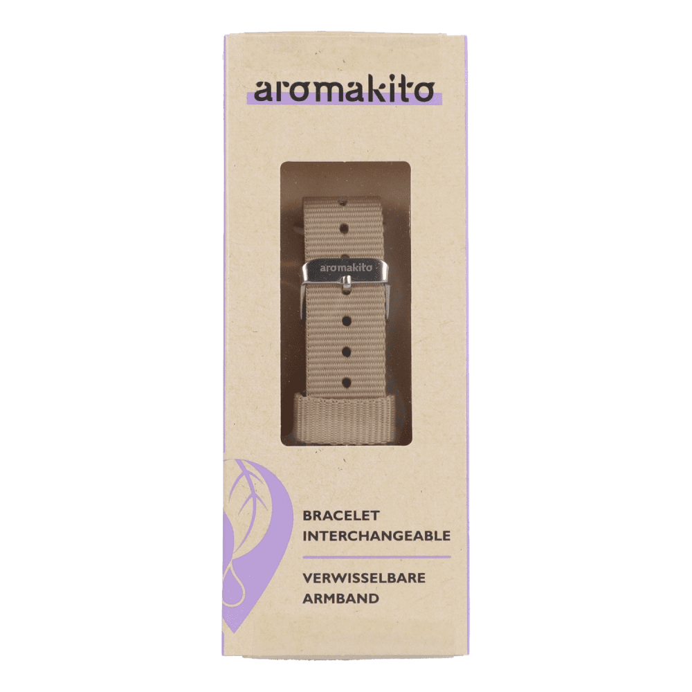 AROMAKITO PACK BRACELET BEIGE