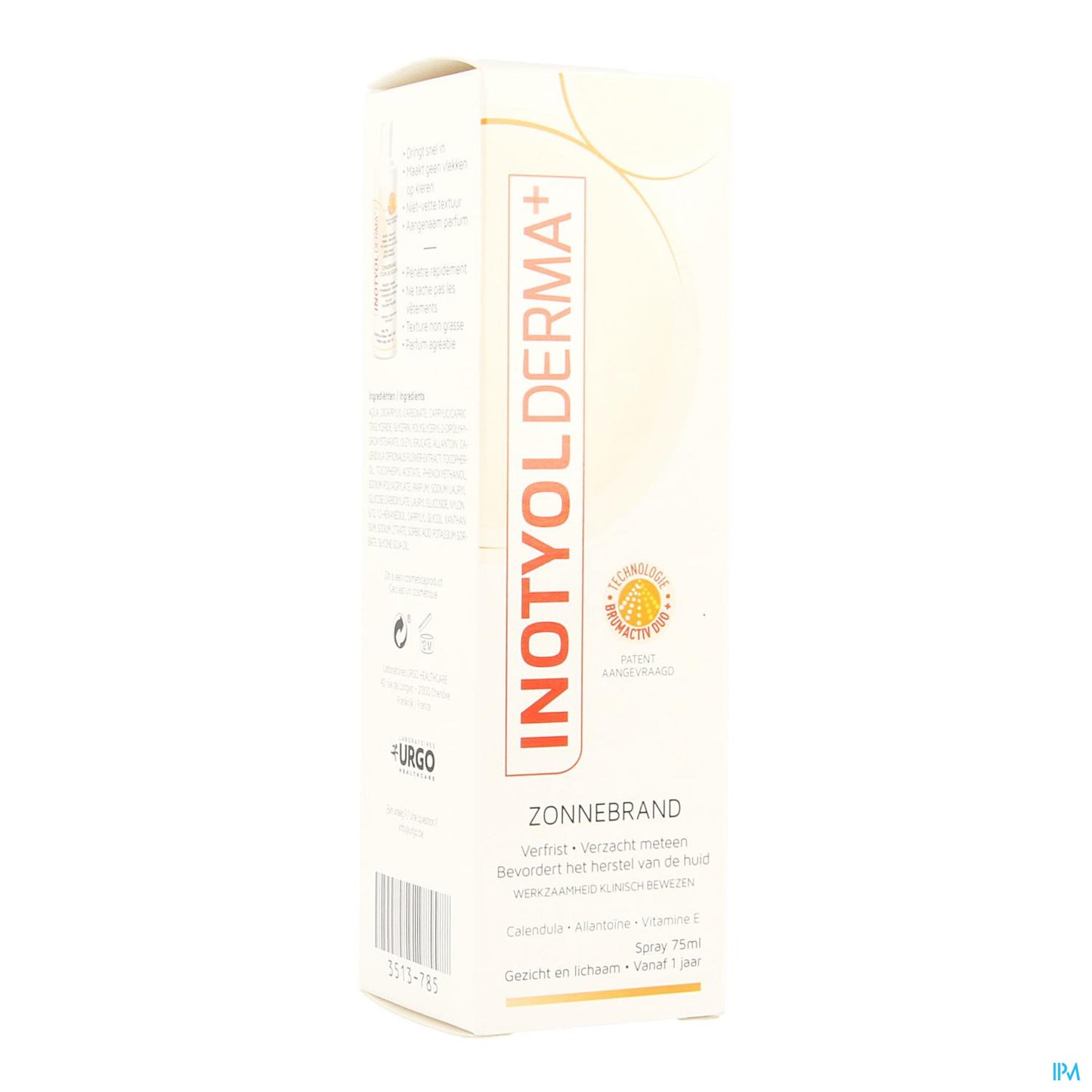 INOTYOL DERMA + COUP DE SOLEIL SPR 75 ML