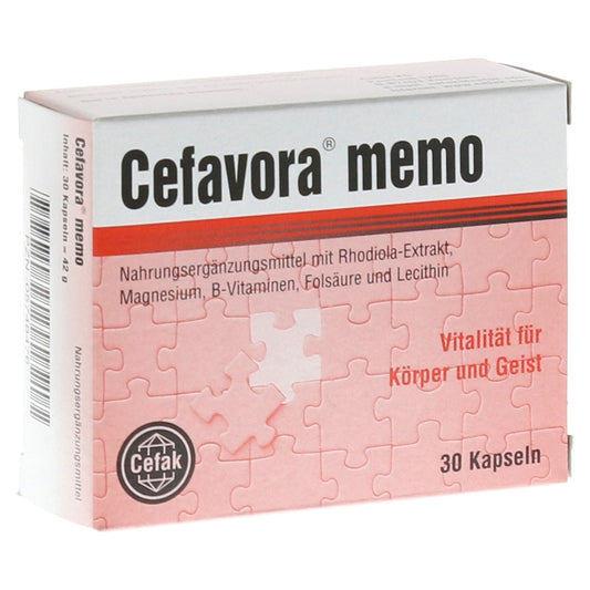 CEFAVORA MEMO 30 CAPS