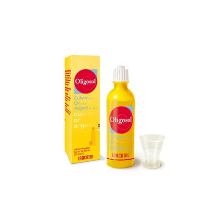 CUIVRE OR ARGENT OLIGOSOL 1 FL BUV 60 ML