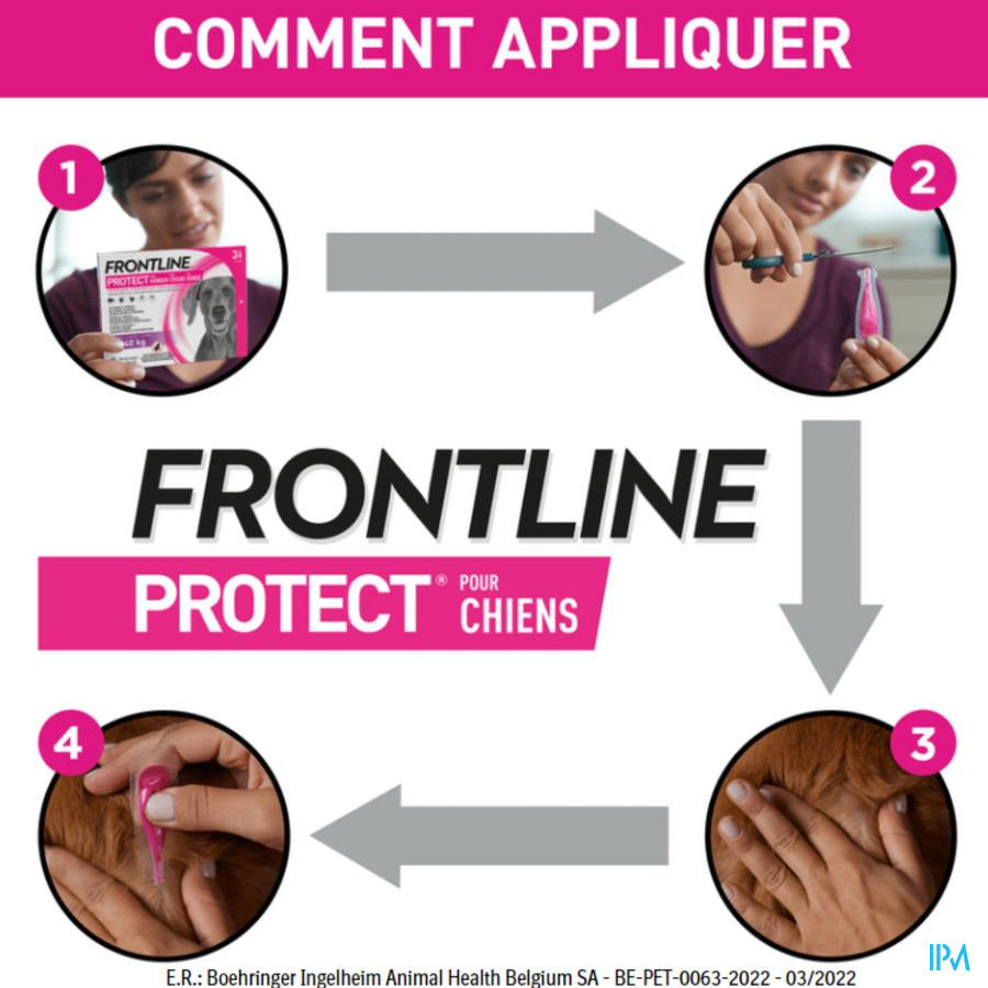 FRONTLINE PROTECT SPOT ON CHIEN XS 3PIP