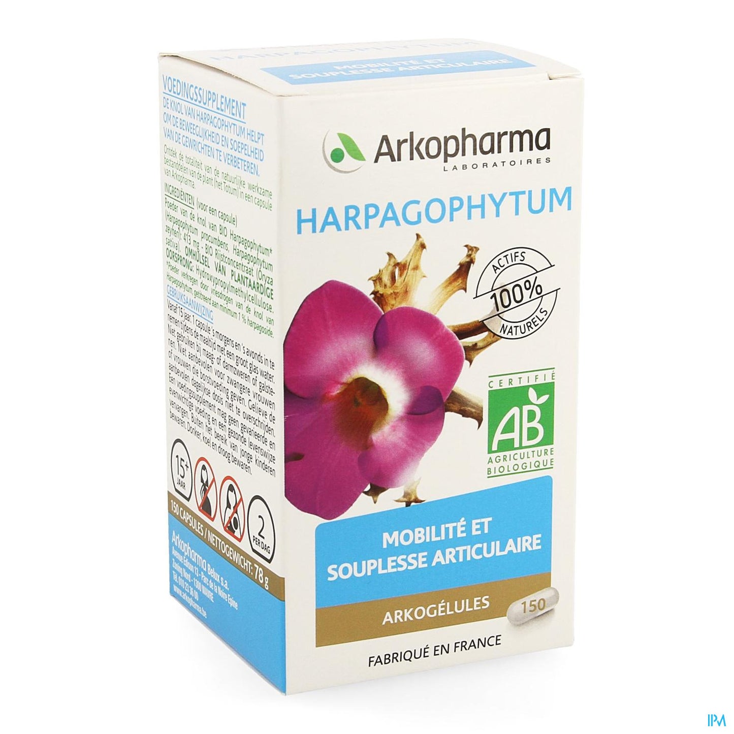 ARKOGELULES HARPADOL BIO 150 GEL NF