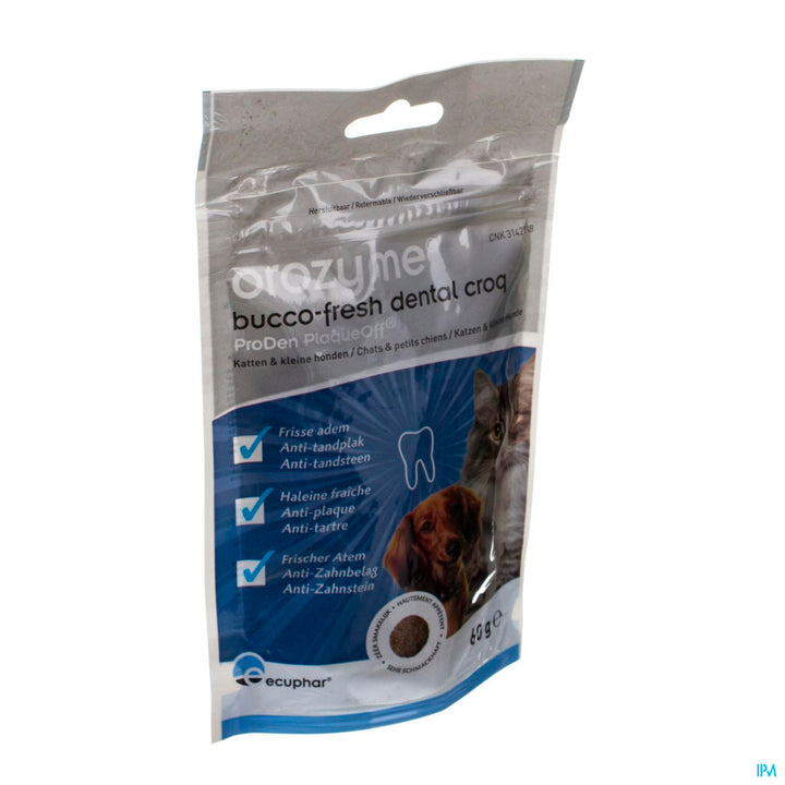 OROZYME BUCCO-FRESH DENTAL CROQ 60G VET