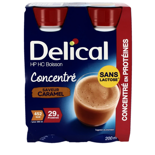 DELICAL CONCENTRE CARAMEL 4*200 ML