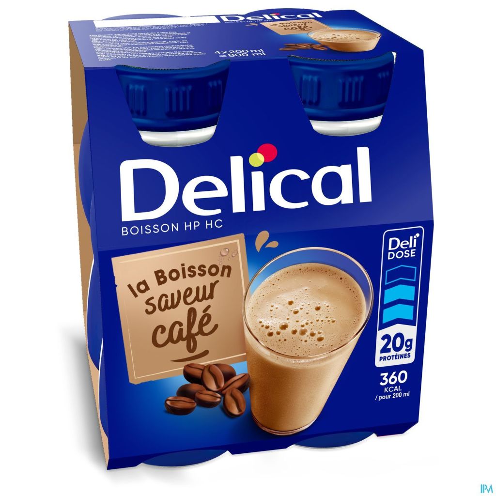 DELICAL HPHC 360 CAFE 4*200ML