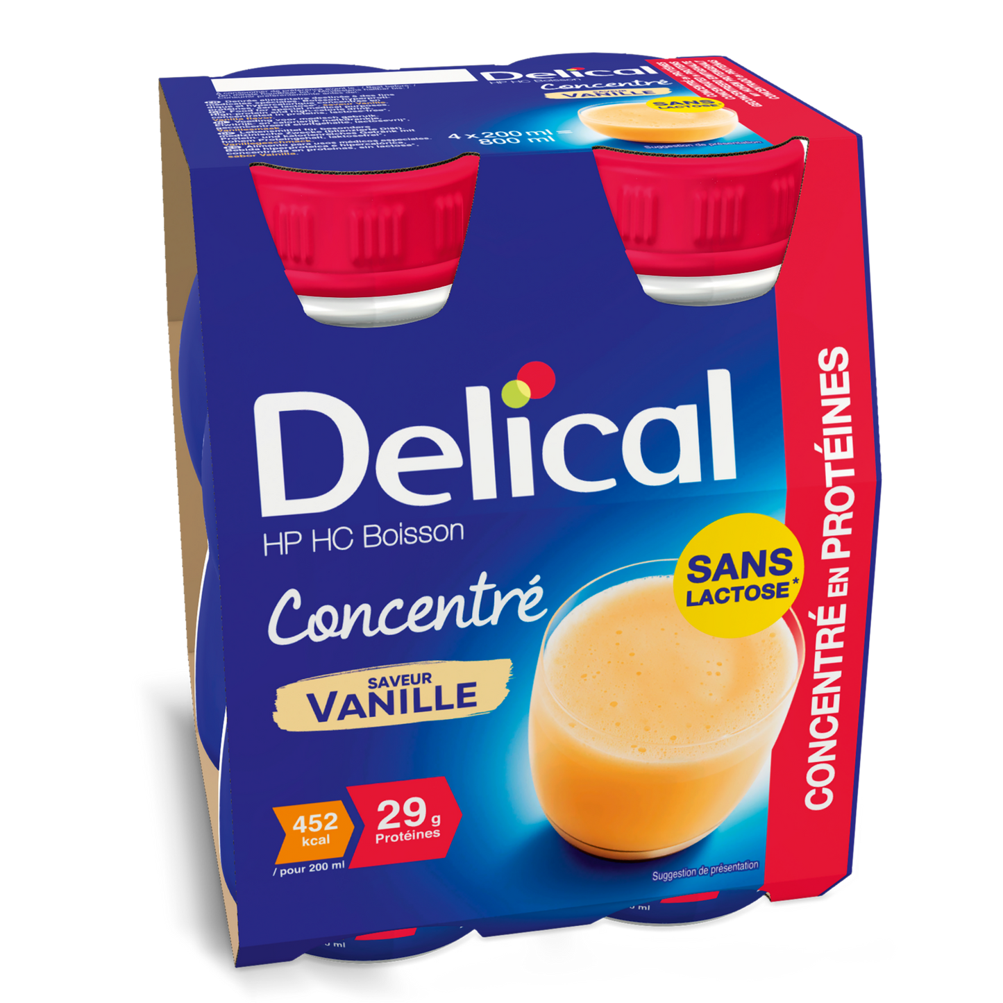 DELICAL CONCENTRE VANILLE 4*200ML