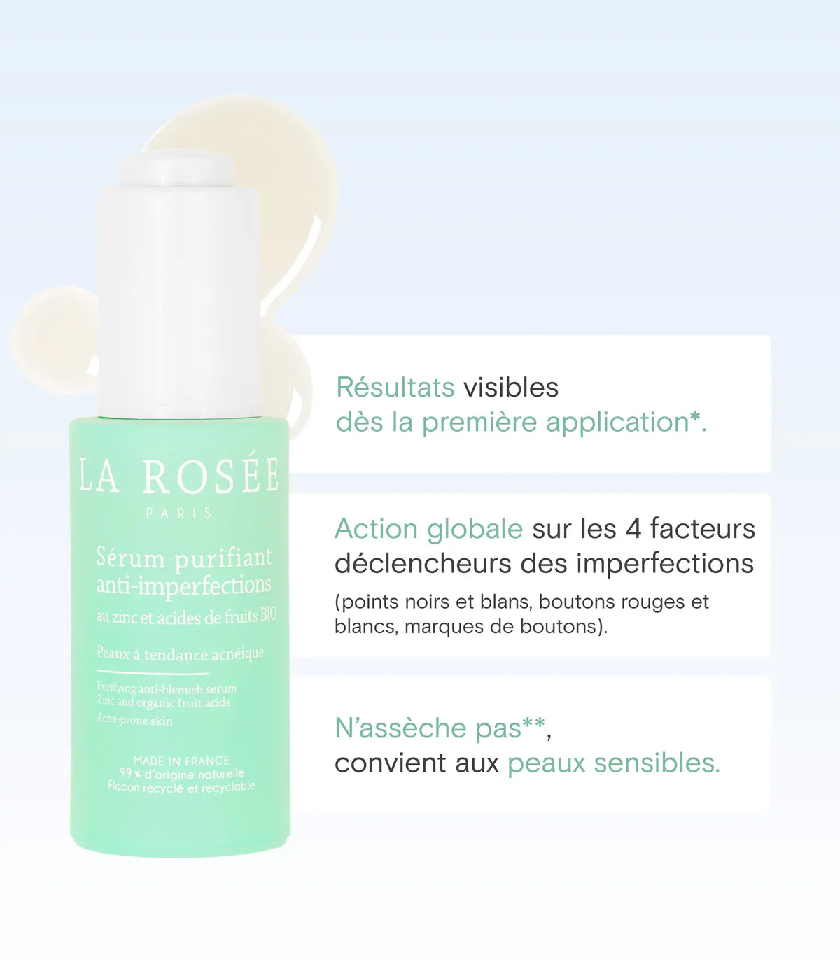 LA ROSEE SERUM PUR. ANTI-IMPERF. 30ML