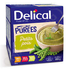 DELICAL PUREE HPHC PETITS POIS 4*200G