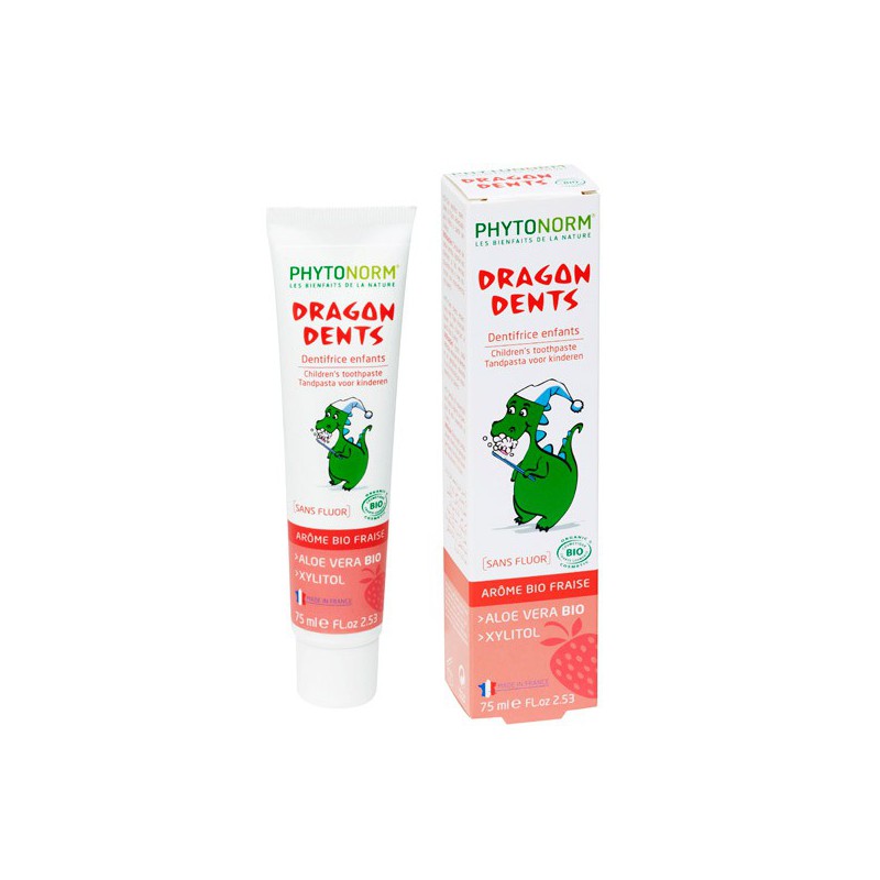PHYTONORM DRAGONDENTS FRAISE DENTIF 75ML