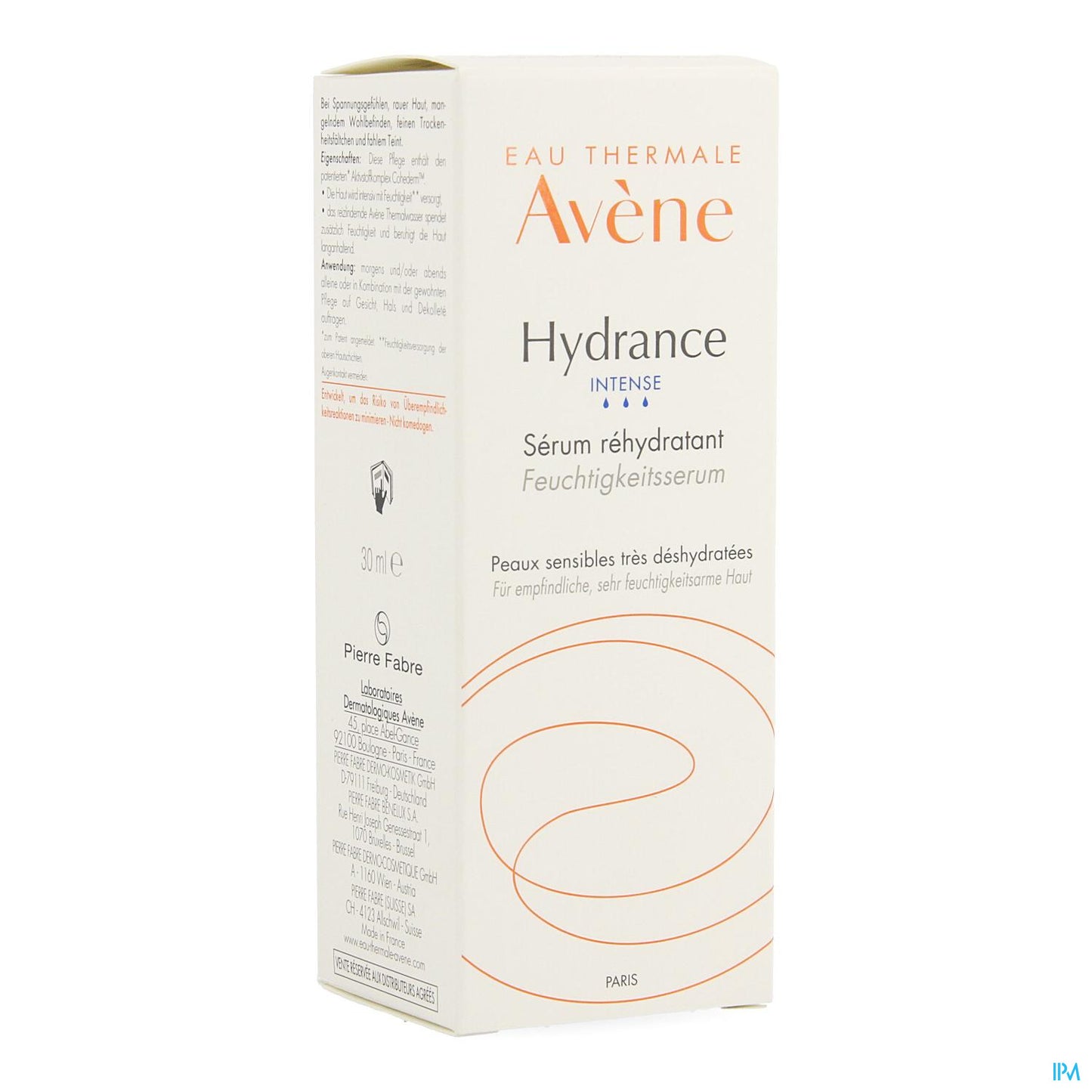 AVENE HYDRANCE INTENSE SERUM REHYDR 30ML