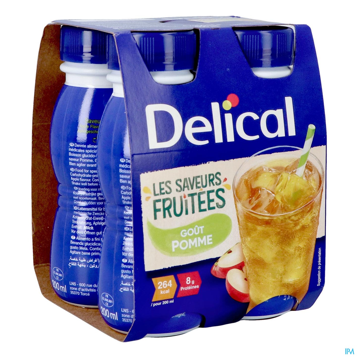 DELICAL EDULCOREE FRUITEE POMME 4*200ML