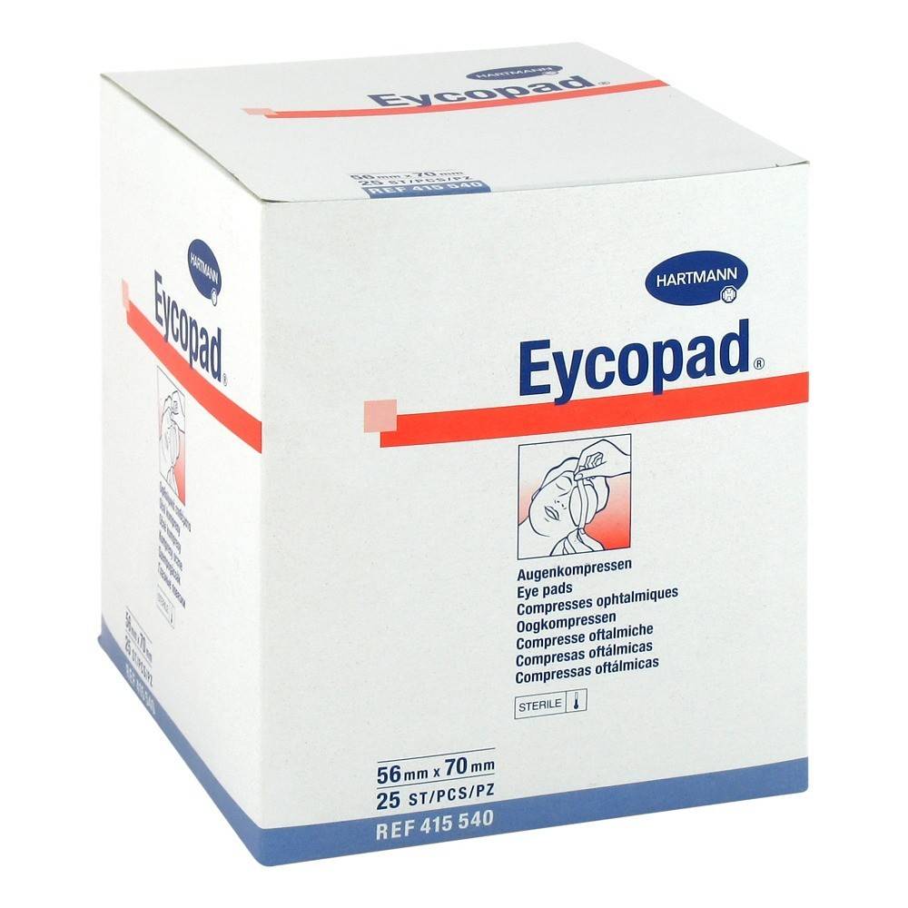 EYCOPAD STER 56*70 MM A 25      4155407
