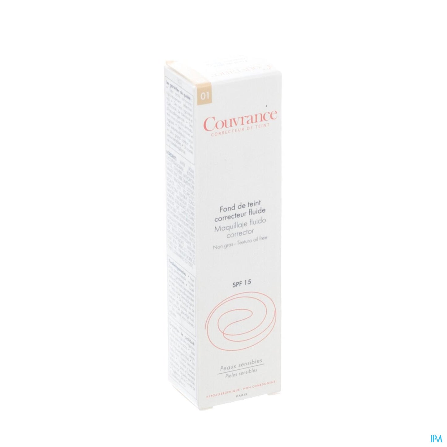 AVENE COUVR FDT FLUIDE PORCELAINE NR 1