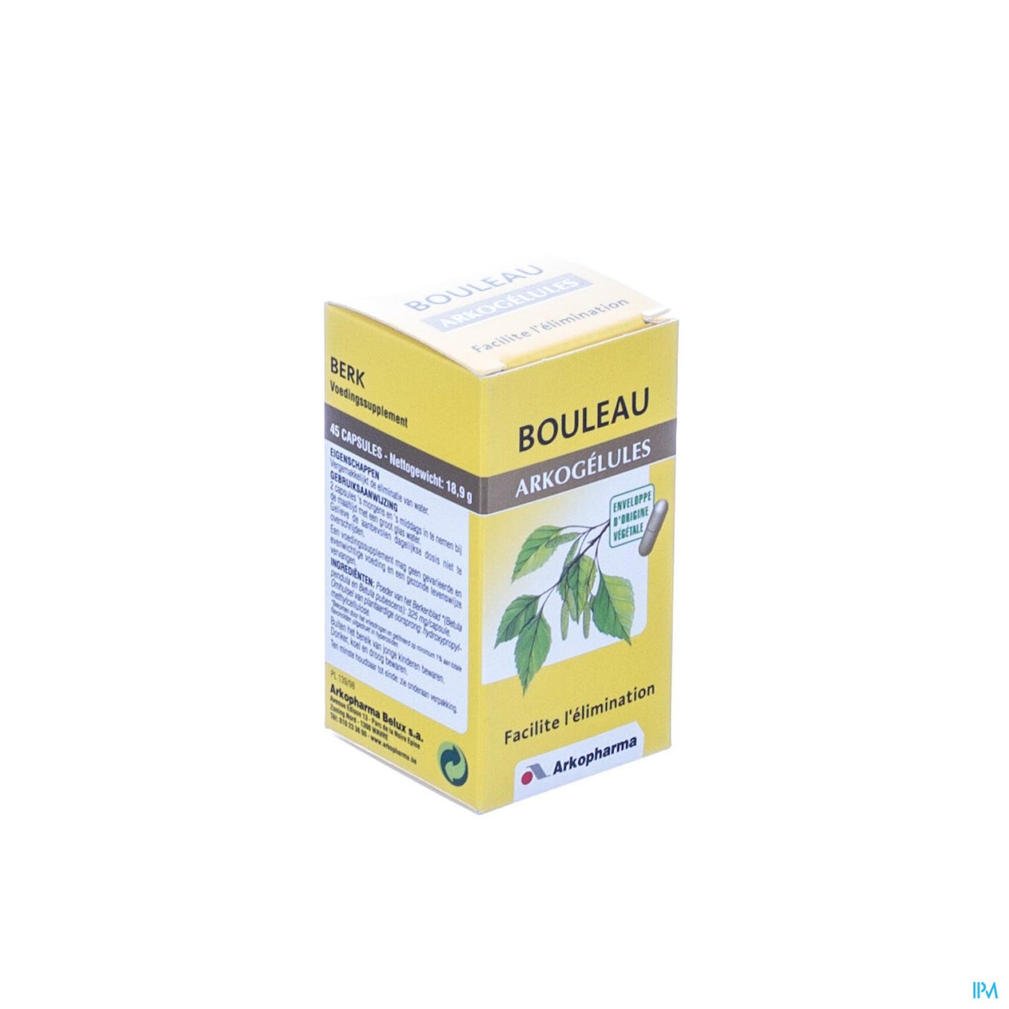 ARKOGELULES BOULEAU 45 CAPS