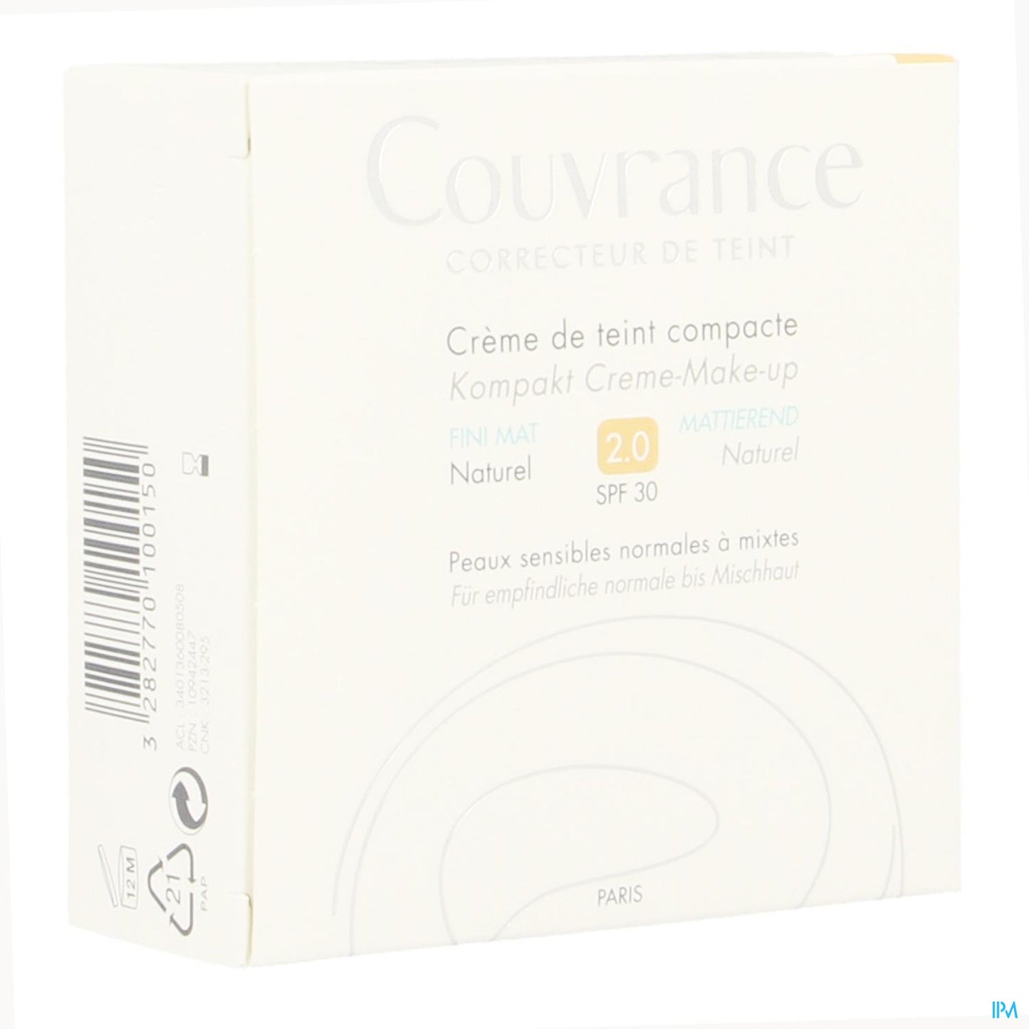 AVENE COUVR CR TEINT COMP CONF NATUR MAT