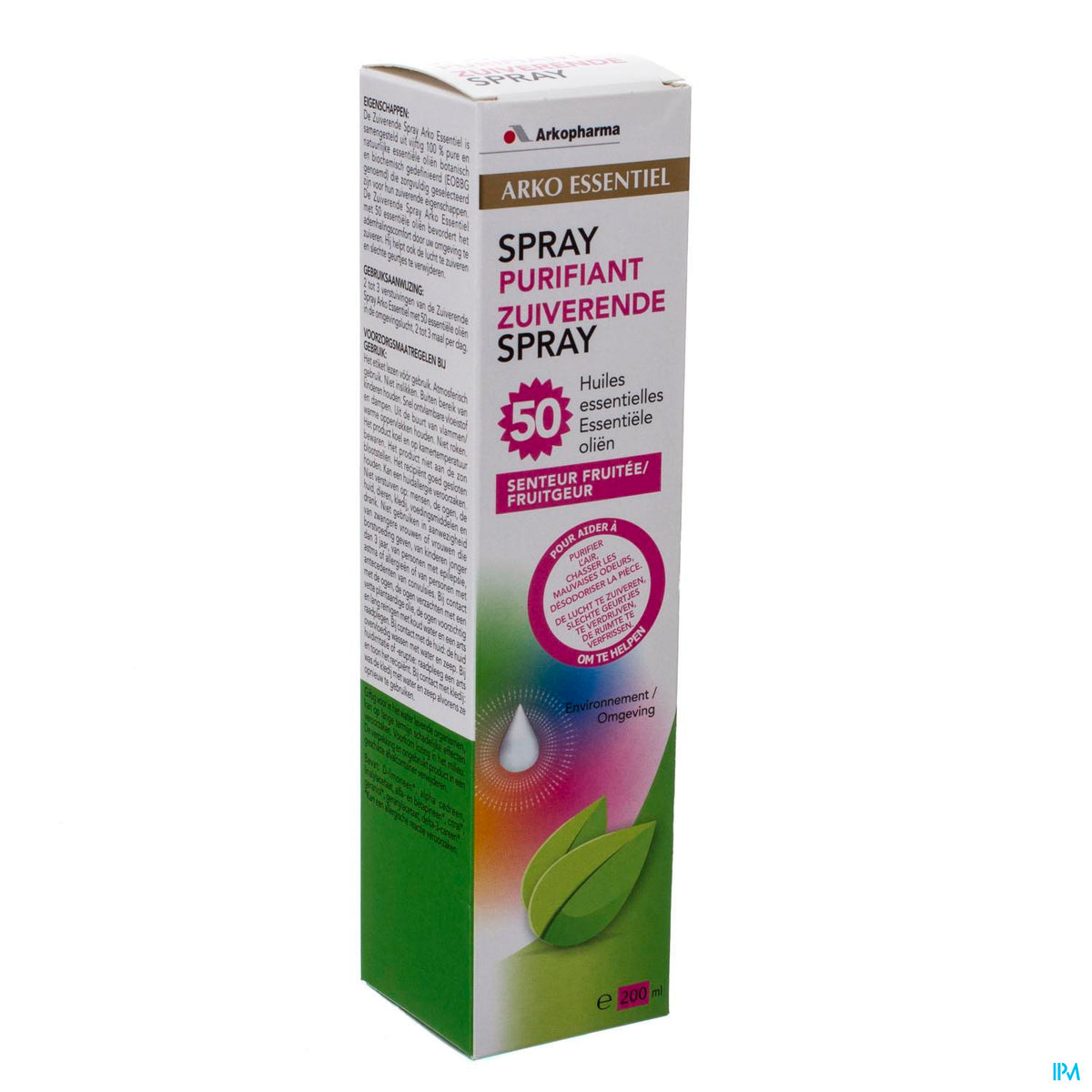 Arko Essentiel Spray Purifiant 50 Hle Ess 200ml