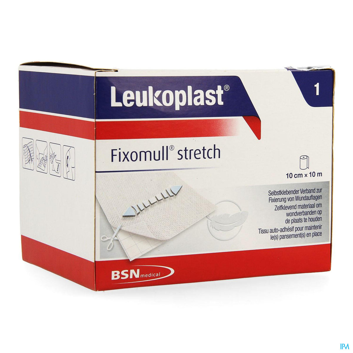 FIXOMULL STRETCH 10 CM * 10 M LEUKOPLAST