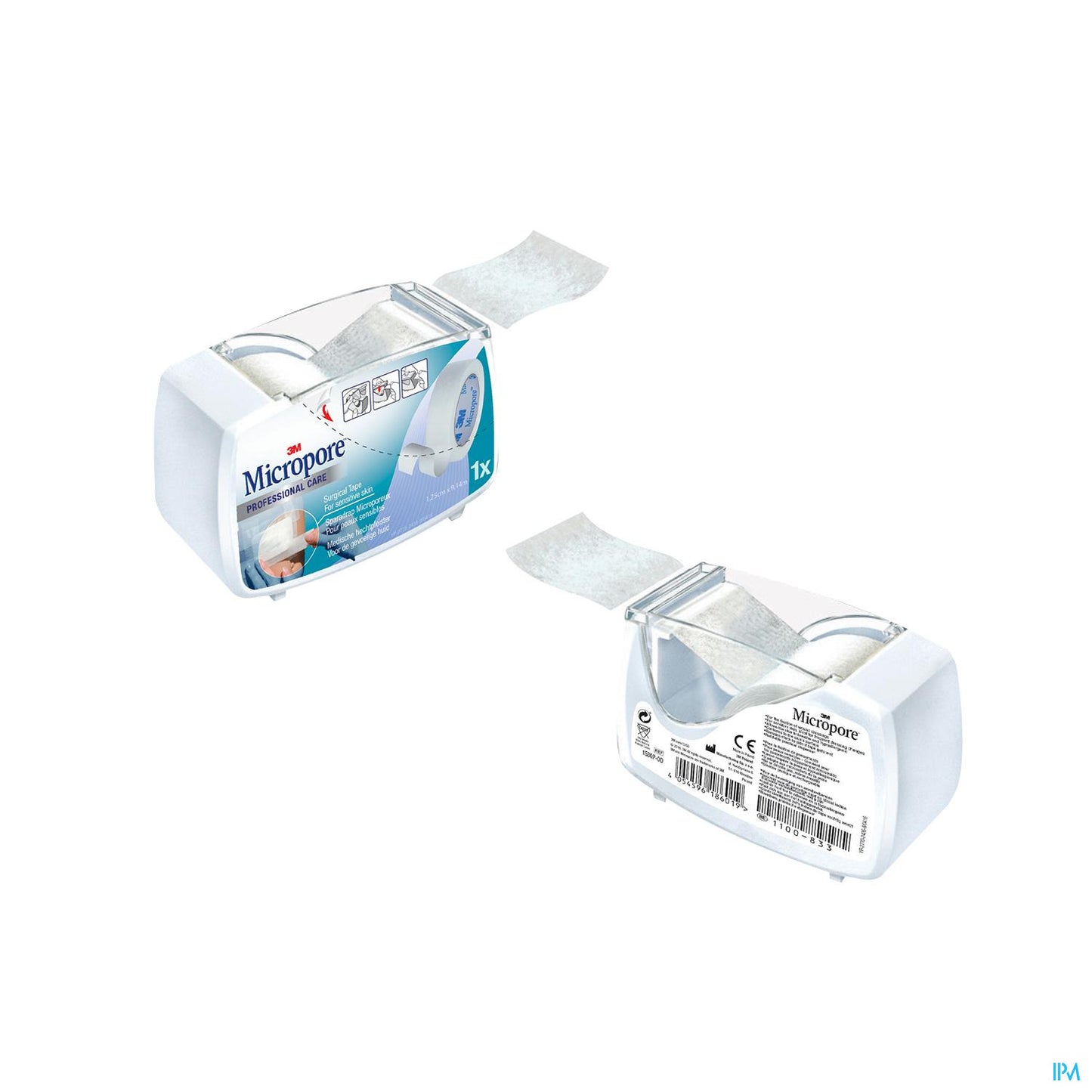 MICROPORE POREUX 12,5 MM*9,15M DEVIDOIR
