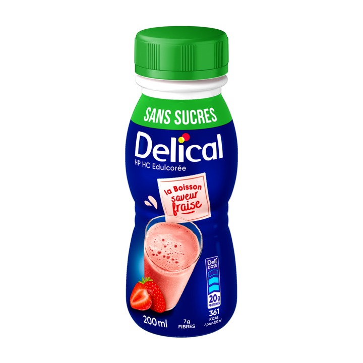 DELICAL LACTEE SS SUCRE FRAISE 4*200 ML