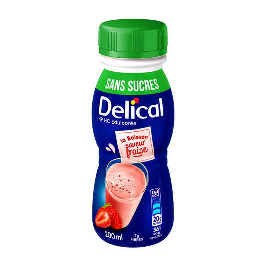 DELICAL LACTEE SS SUCRE FRAISE 4*200 ML