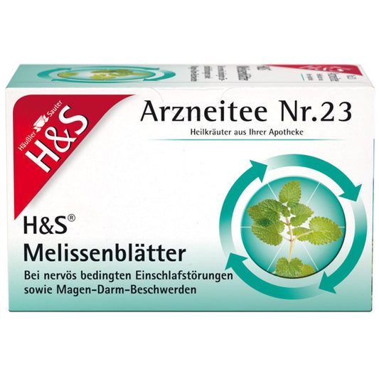 H+S FEUILLES DE MÉLISSE 20 SACH