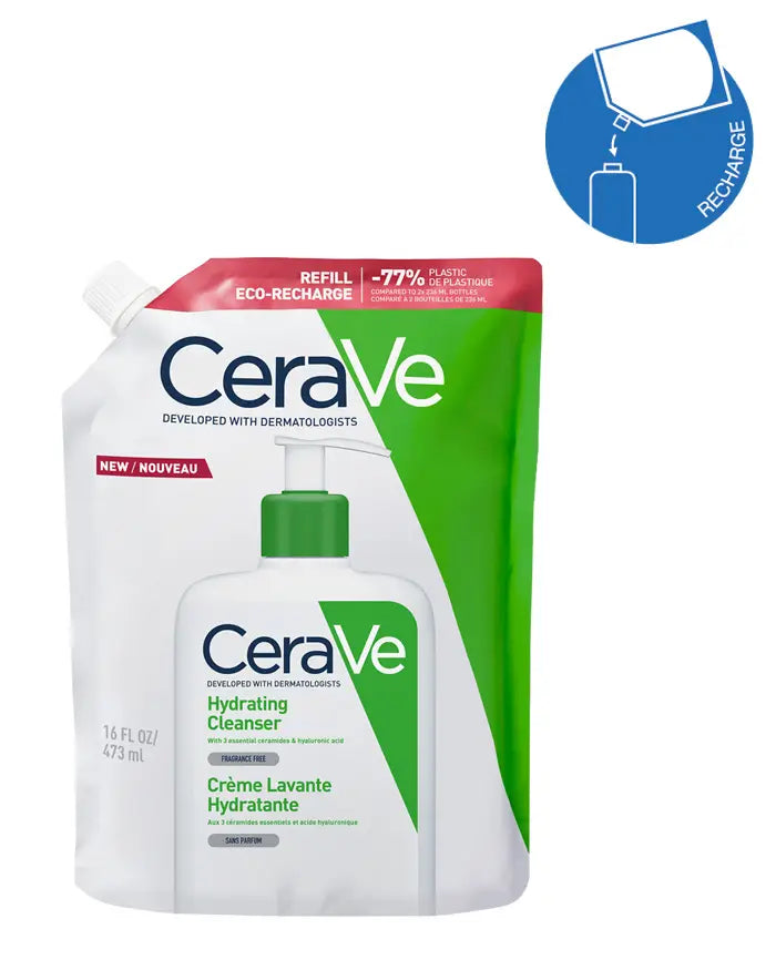 CeraVe Crème Lavante Hydratante Eco-Recharge