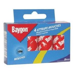 BAYGON ATTRAPES MOUCHES 4 PCES