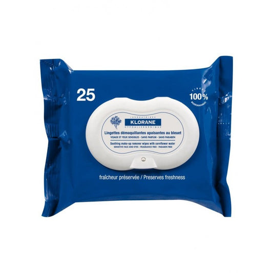 KLORANE DEMAQ YEUX LINGETTES BLEUET A 25