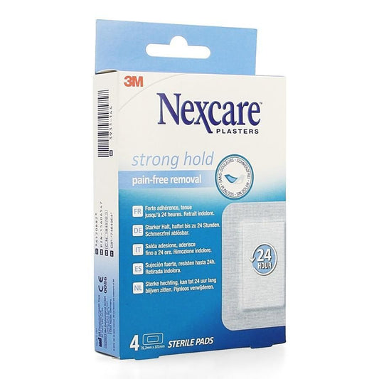 NEXCARE STRONG HOLD 4 PADS 7,6X10CM