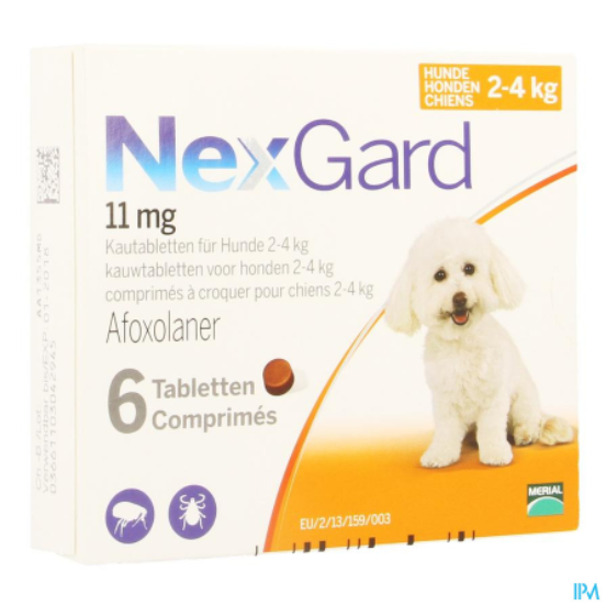 NEXGARD 11 MG S 6 CPR CROQ VET