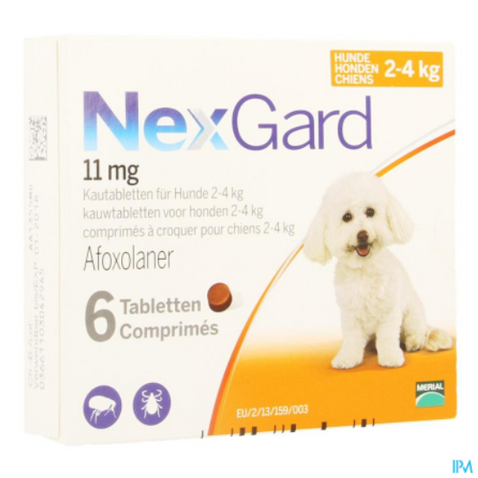 NEXGARD 11 MG S 6 CPR CROQ VET