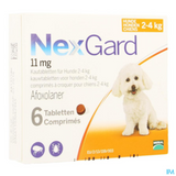 NEXGARD 11 MG S 6 CPR CROQ VET