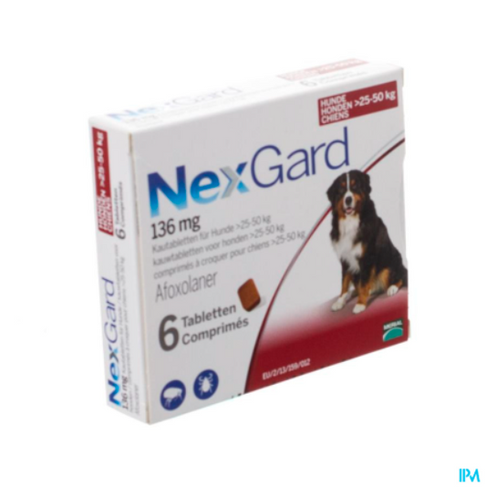 NEXGARD 136 MG XL 6 CPR CROQ VET