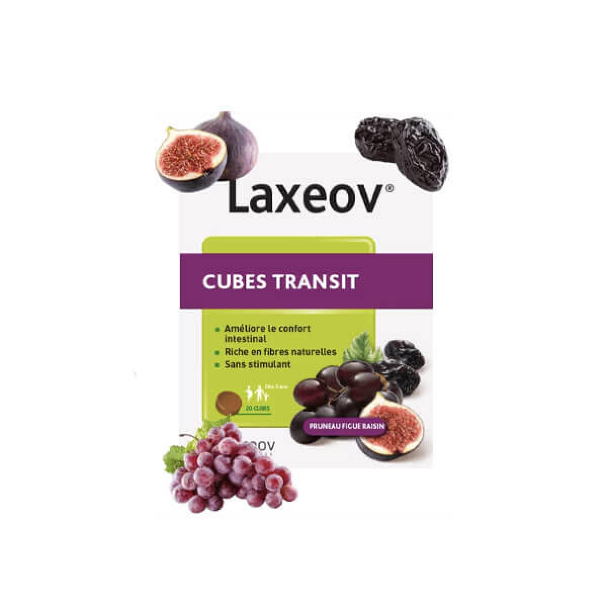LAXEOV PRUNE FIGUE RAISIN 10 CUBES