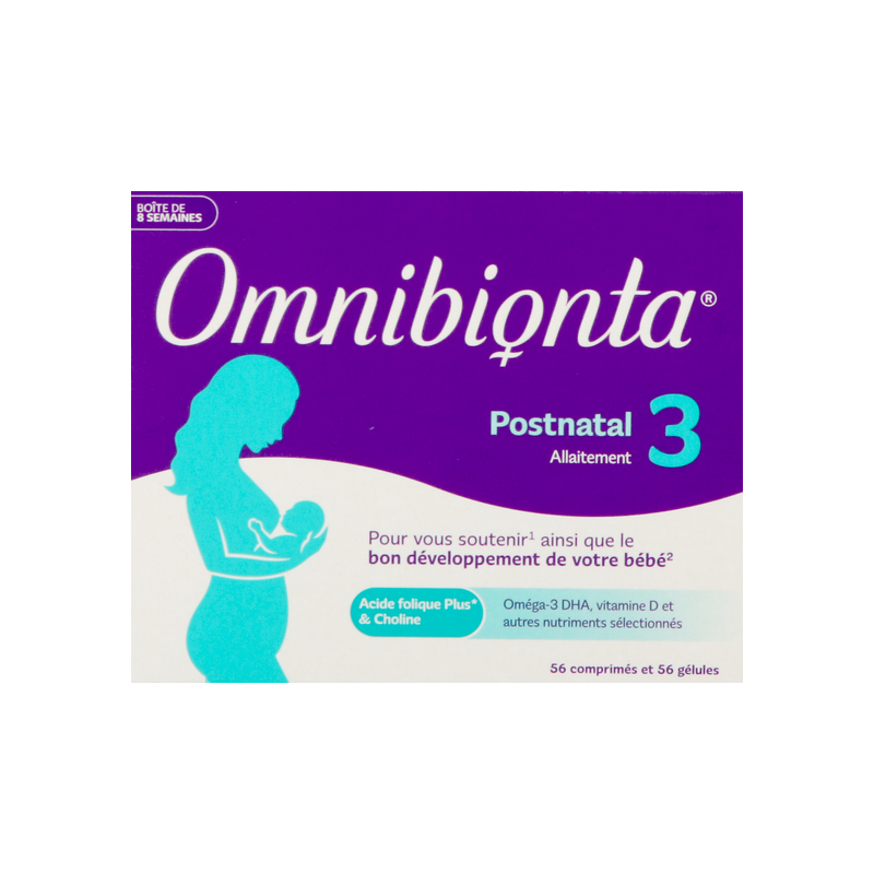 OMNIBIONTA 3 POSTNATAL 8W 56 CPR+56 CAPS