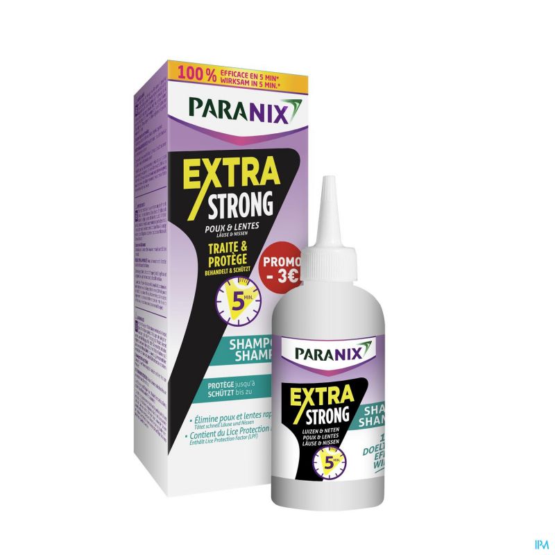 PARANIX EXTRA STRONG SHAMP 200ML -3EUR