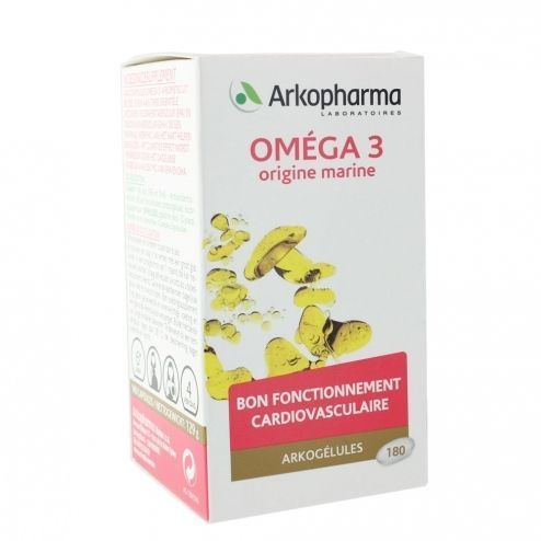 ARKOGELULES OMEGA 3 ORIG MARINE 180 GEL